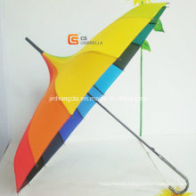 Straight Colorfull Polyester Umbrella Promotional Gift (YS-S002A)